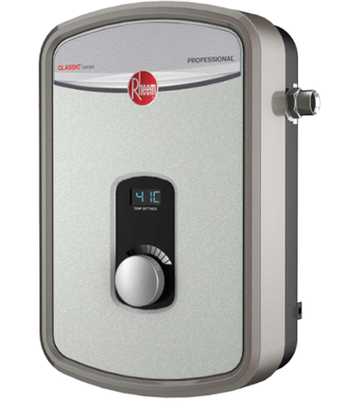 calentador de agua residencial Rheem electrico instantaneo RTX3